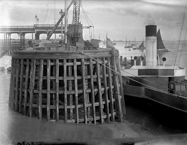 The ferry steamer to New Holland in North Lincolnshire