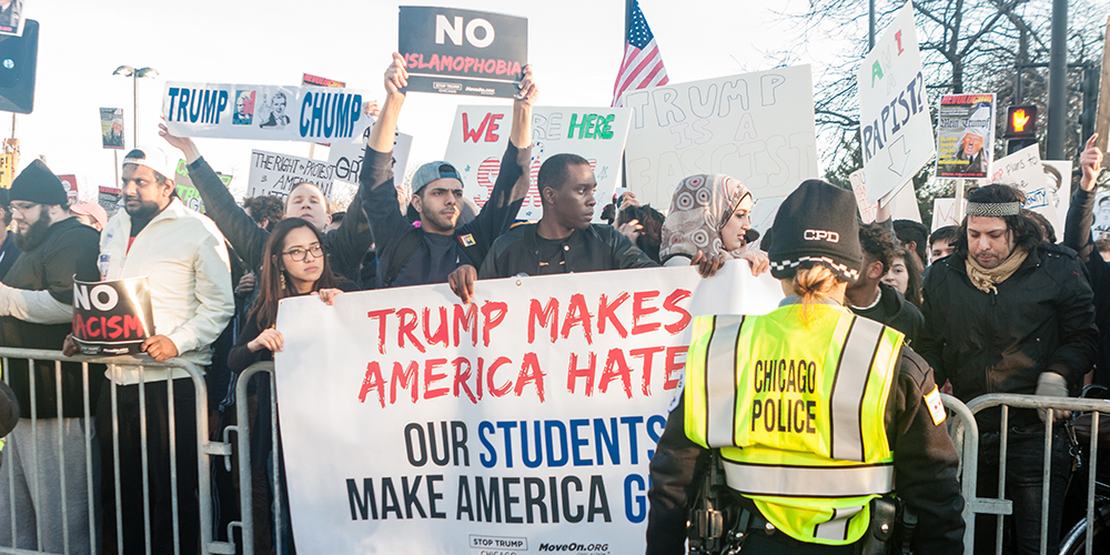 Trump-protest