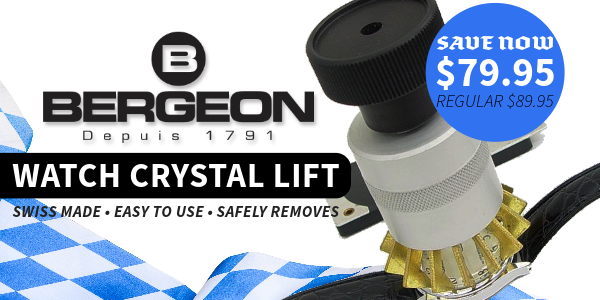 Save $10 on the easy to use Bergeon Watch Crystal Lift