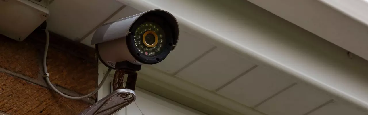 Exterior security camera