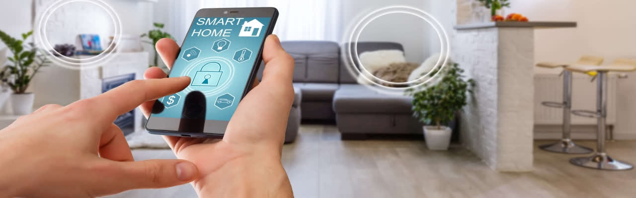 smart home in smartphone