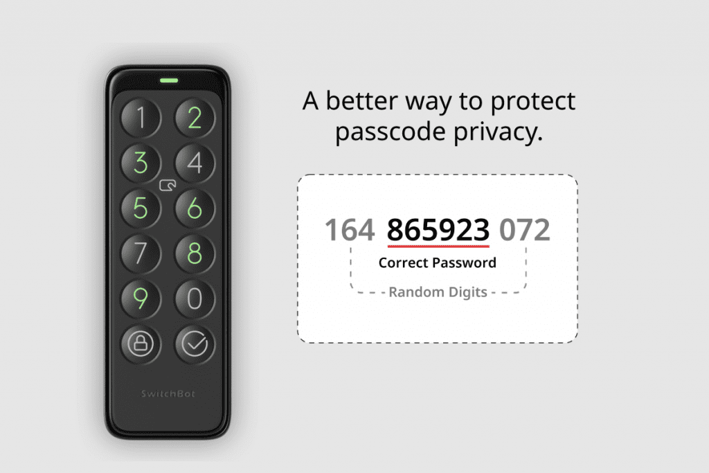 SwitchBot smart locks_a better way to protect passcode privacy