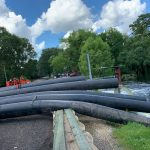 emergency power supply for flooding in louisiana bayou