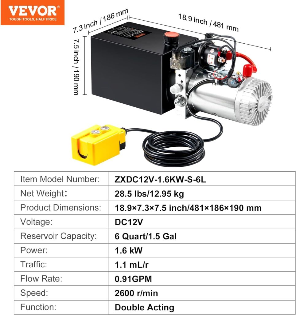 16 gpm 2 stage hydraulic pump